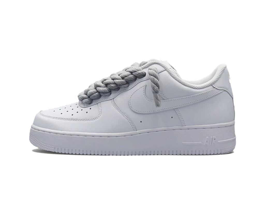Nike Air Force 1 White Low 07 Rope Laces Grey-Nike-pikastore.cz