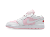 Nike Air Jordan 1 Low GS Pink Foam Fire Red White