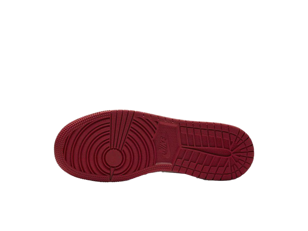 Nike Air Jordan 1 Mid GS Black Gym Red – boty – fotka 5 z 5