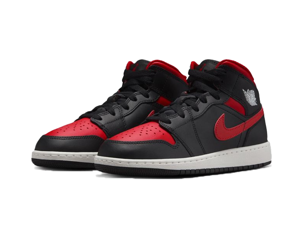 Nike Air Jordan 1 Mid GS Bred Twist-Air Jordan-pikastore.cz