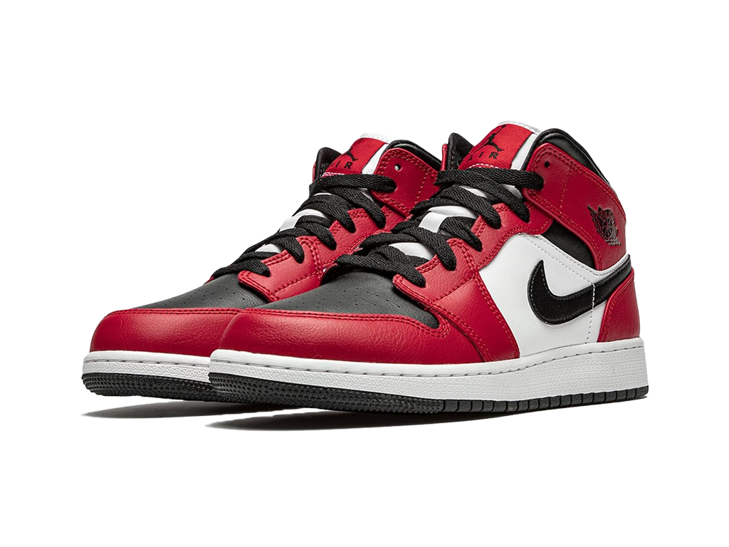 Nike Air Jordan 1 Mid GS Chicago Black Toe-Air Jordan-pikastore.cz