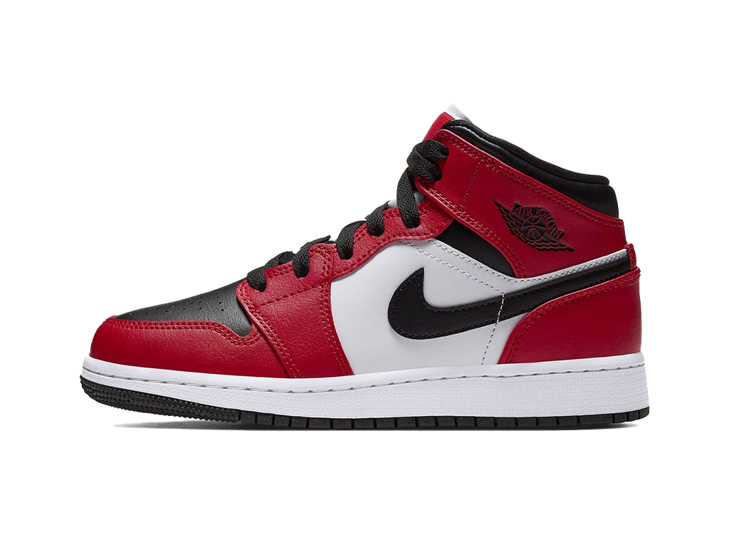 Nike Air Jordan 1 Mid GS Chicago Black Toe-Air Jordan-pikastore.cz