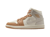 Nike Air Jordan 1 Mid Tan Toe