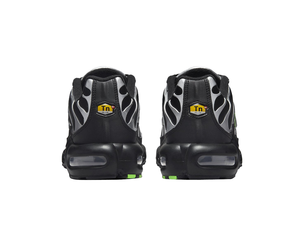 Nike Air Max Plus GS Black Silver Green Strike-Nike-pikastore.cz