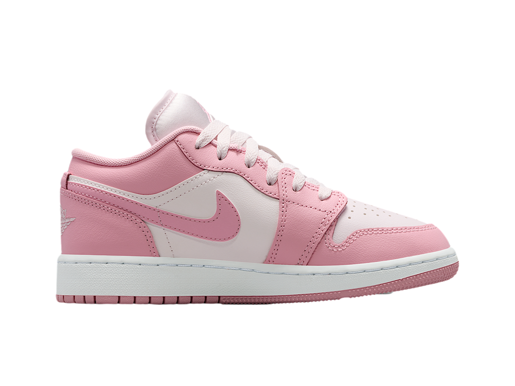 Nike Jordan 1 Low Medium Soft Pink White (GS)-Nike-pikastore.cz