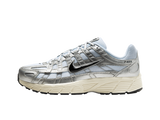 Nike P-6000 White Metallic Silver Flat Silver