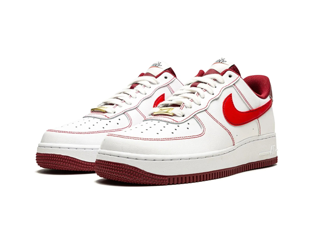 Nike Air Force 1 07 White University Red-Nike-pikastore.cz