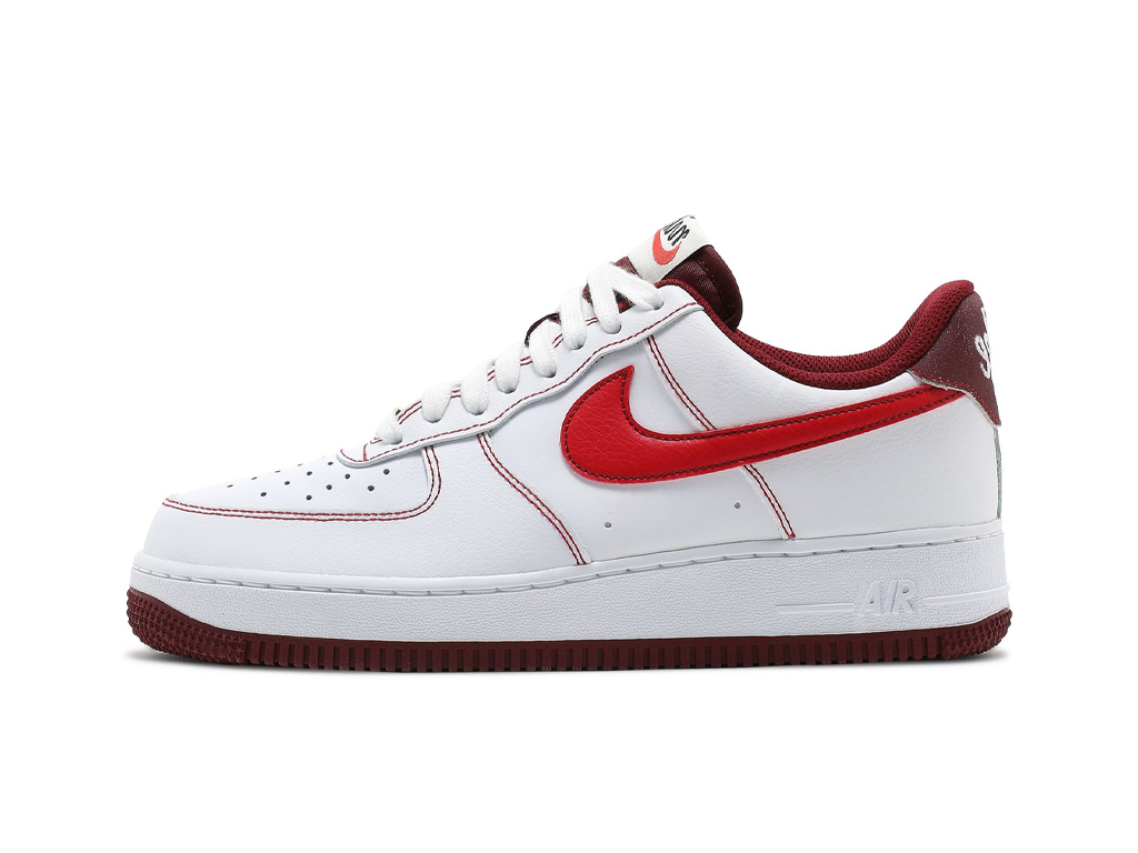 Nike Air Force 1 07 White University Red-Nike-pikastore.cz