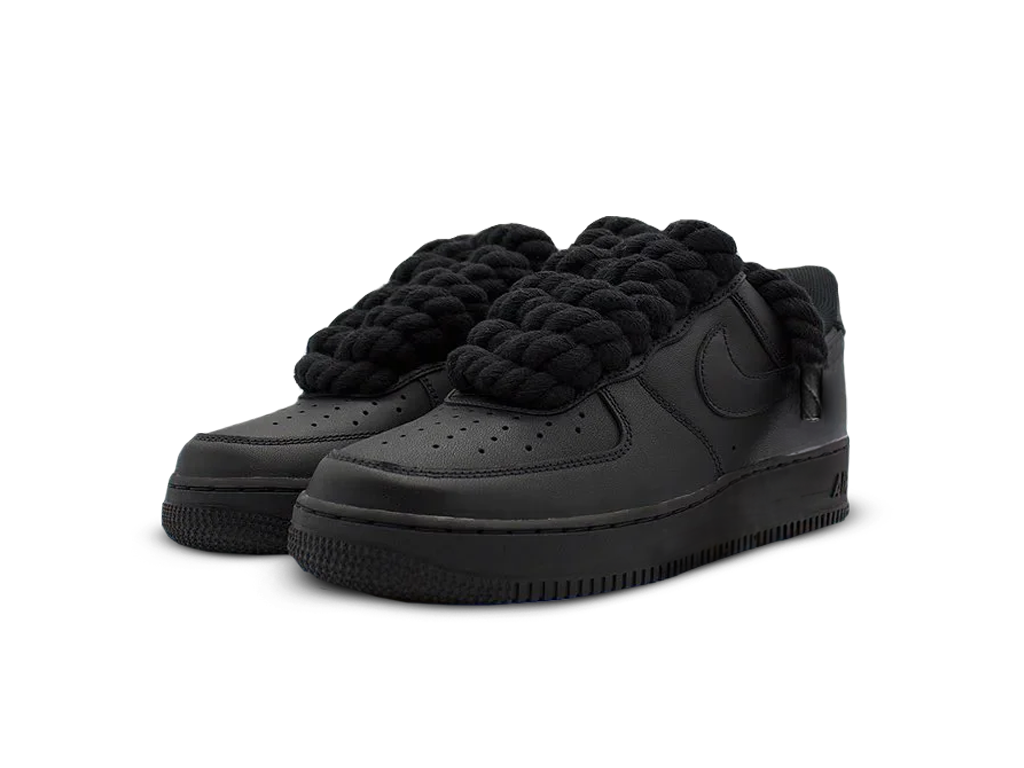 Nike Air Force 1 Black Low 07 Rope Laces Black-Nike-pikastore.cz