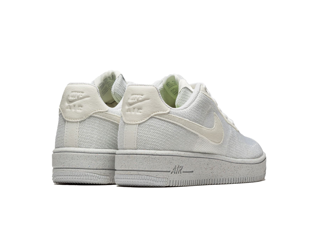 Nike Air Force Crater Flyknit GS White Wolf Grey –