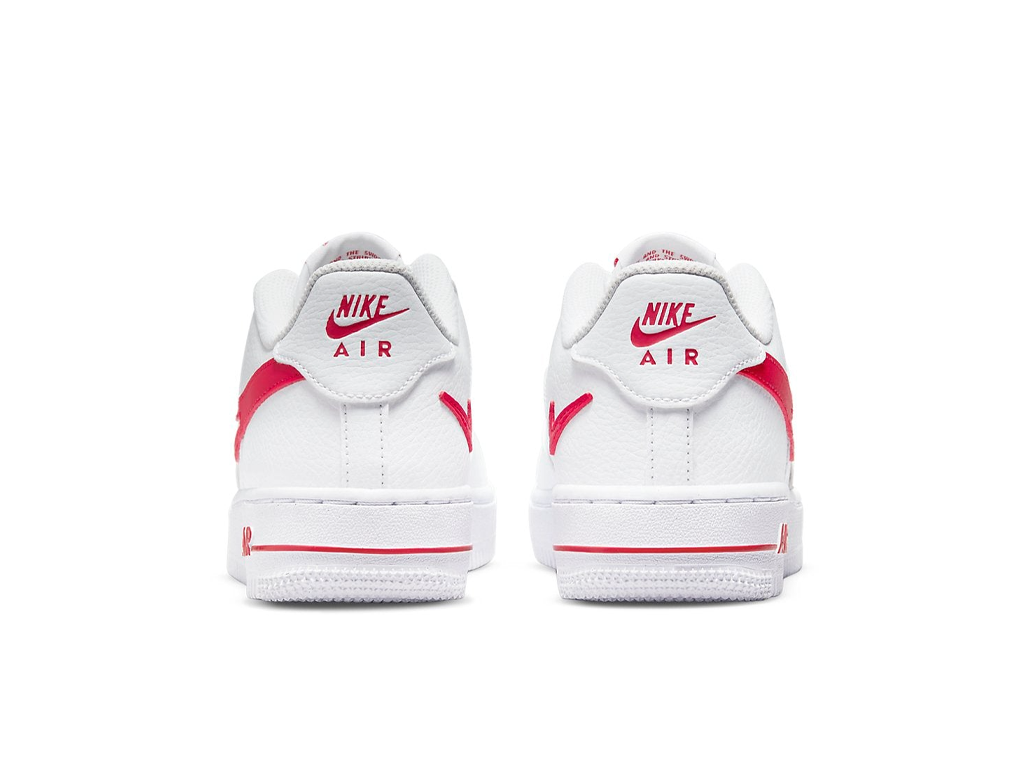 Nike Air Force 1 GS Cut-Out Swoosh - White University Red-Nike-pikastore.cz