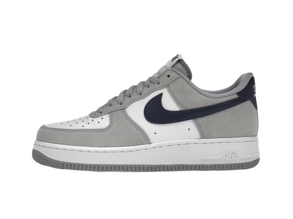 Nike Air Force 1 Low '07 Light Smoke Grey Midnight Navy-sneakers-Nike-pikastore.cz
