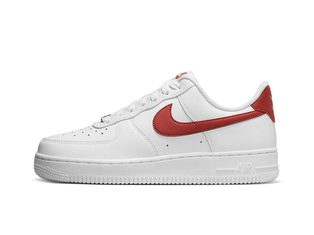 White air force with orange tick cheap