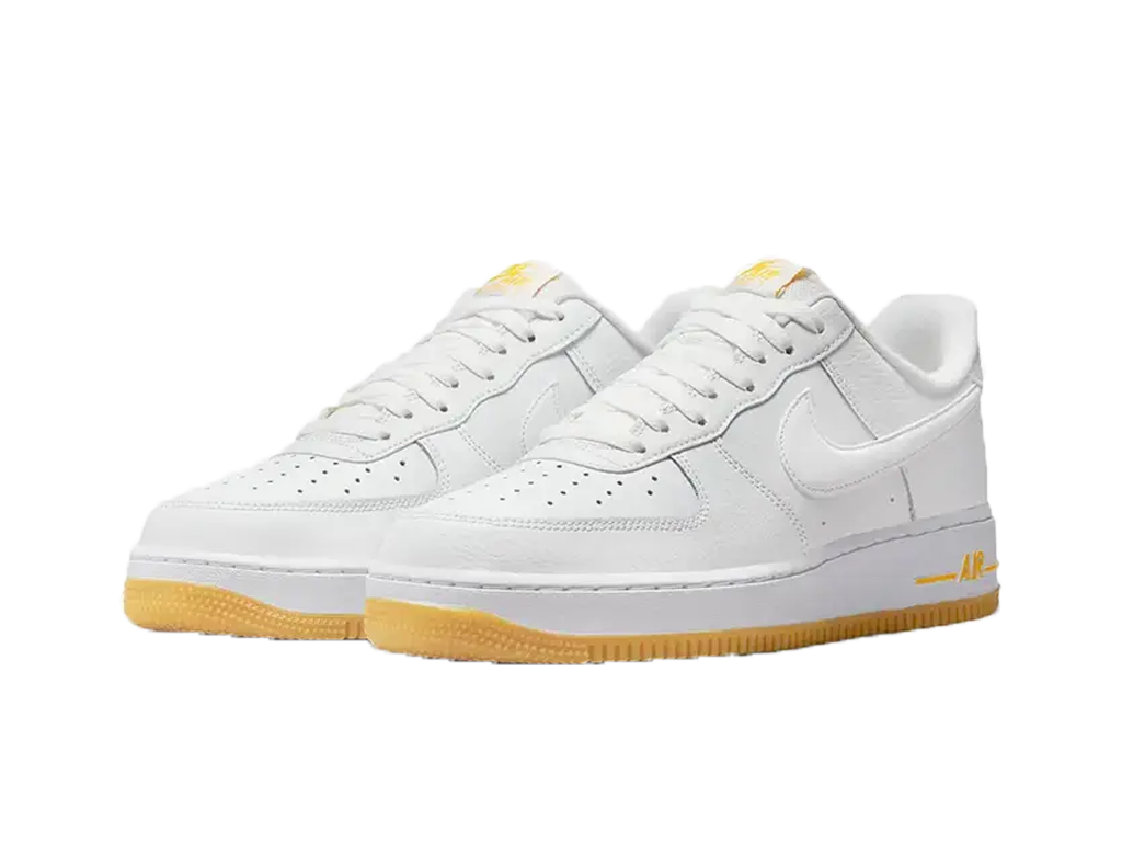 Nike Air Force 1 Low '07 White University Gold Gum-sneakers-Nike-pikastore.cz