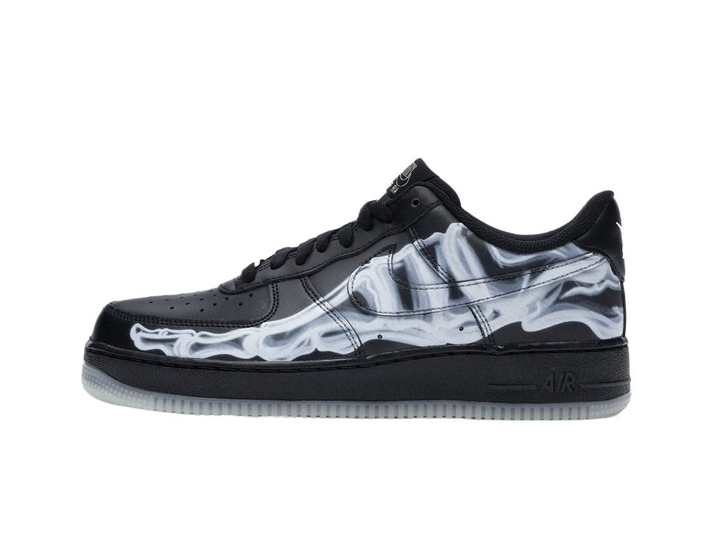 Nike Air Force 1 Low Black Skeleton Halloween (2019)-sneakers-Nike-pikastore.cz