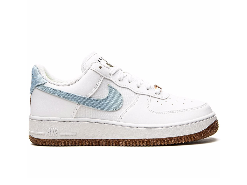 Nike Air Force 1 Low LV8 Indigo Canvas Cork White (GS)-sneakers-Nike-pikastore.cz