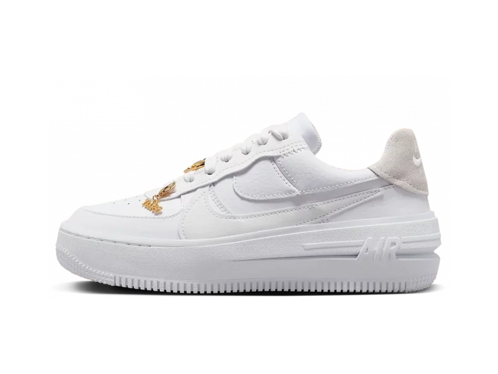 Nike Air Force 1 Low PLT.AF.ORM Bling White Metallic Gold (Women's)-sneakers-Nike-pikastore.cz