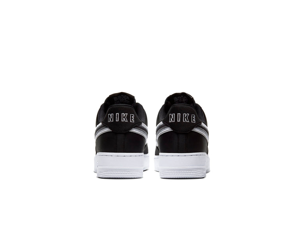 nike air force 1 low reverse stitch black