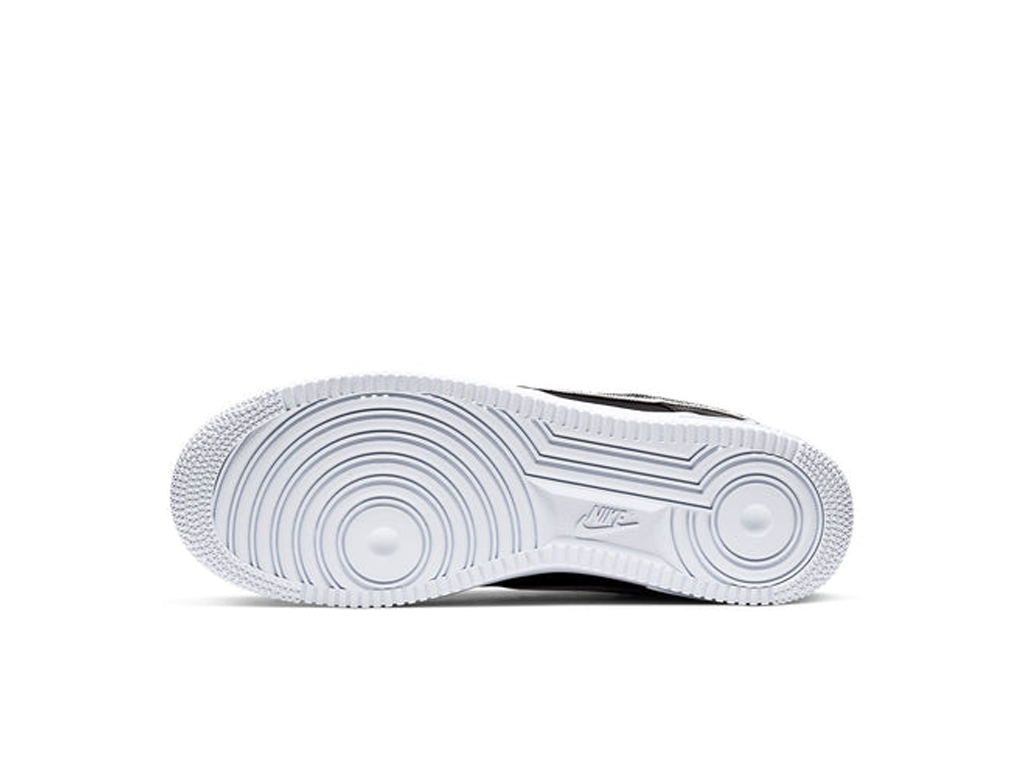 nike air force 1 white with black stitch