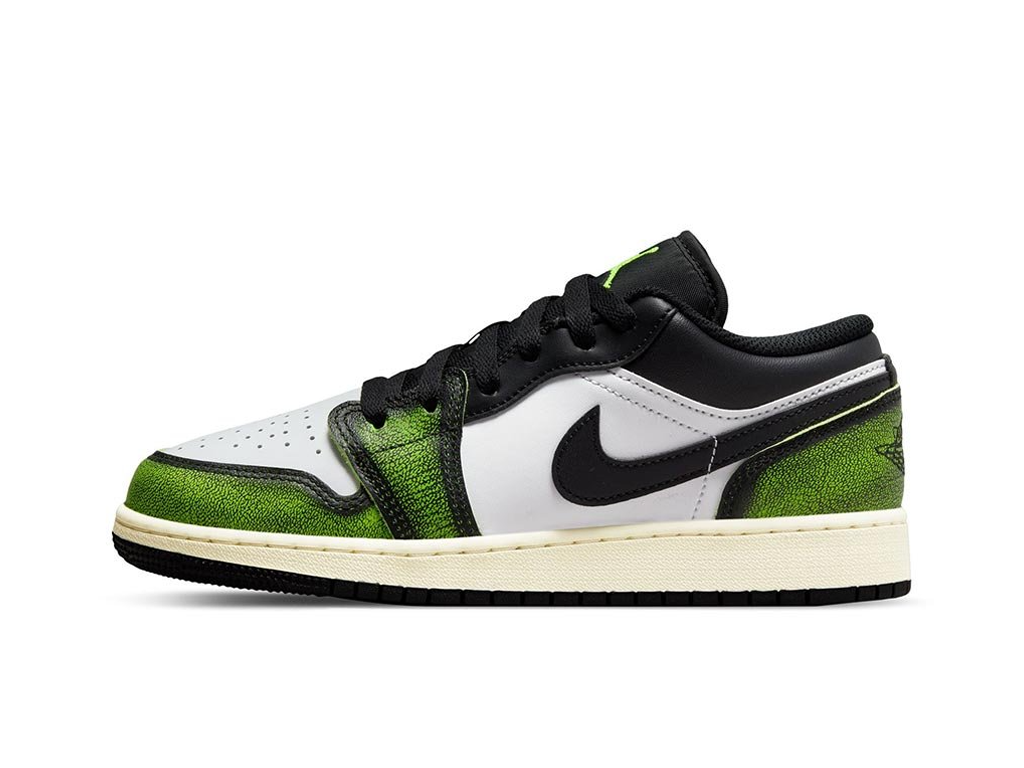 Nike Air Jordan 1 Low SE GS Wear-Away - Electric Green-Air Jordan-pikastore.cz