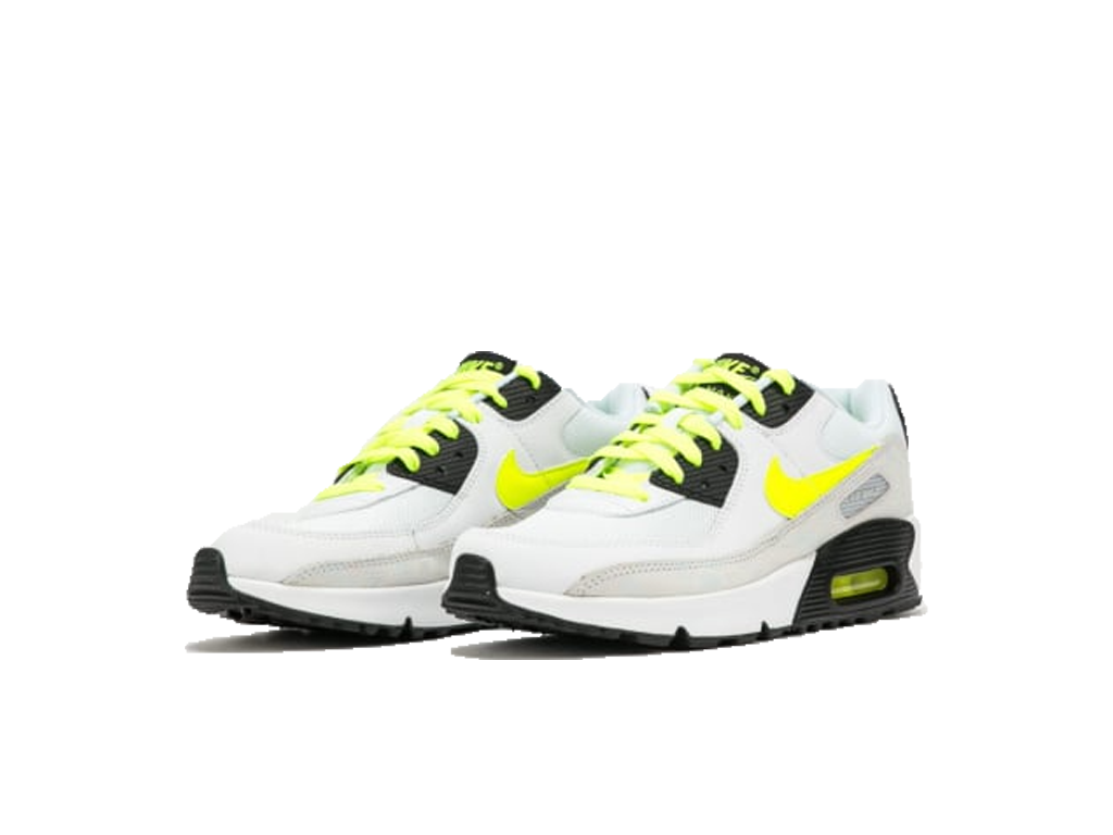 Nike Air Max 90 Leather White Volt (GS)-sneakers-Nike-pikastore.cz