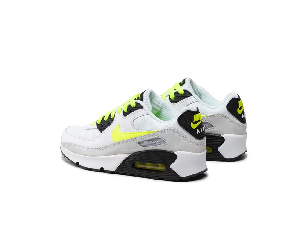 Nike Air Max 90 Leather White Volt (GS)-sneakers-Nike-pikastore.cz