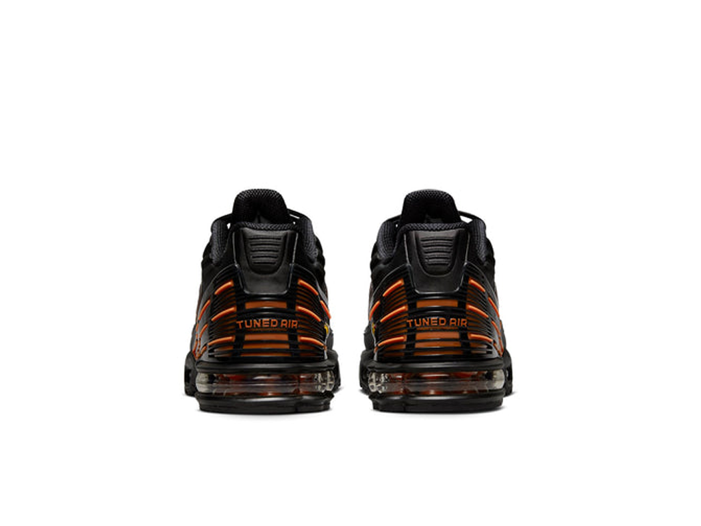 nike air max plus 3 black orange red