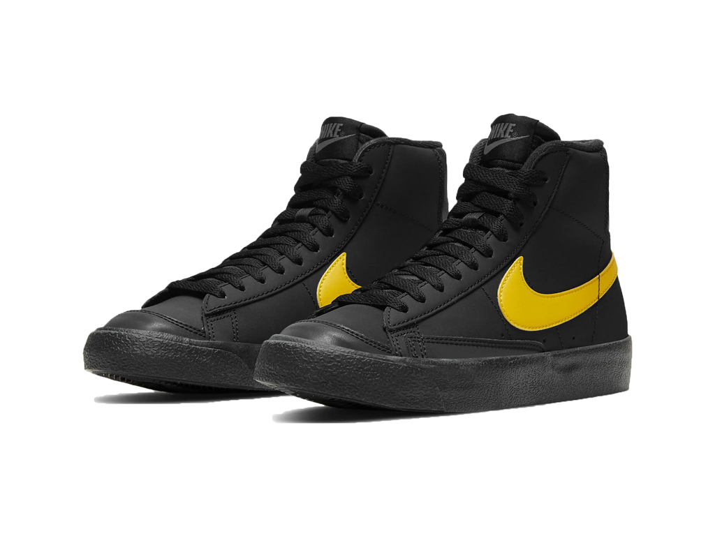 Nike Blazer Mid 77 GS Black Speed Yellow-Nike-pikastore.cz