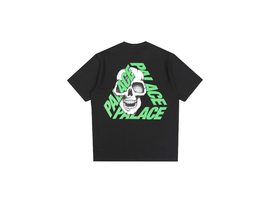 Palace Mens P3 Skull T-Shirt Black-Palace-pikastore.cz