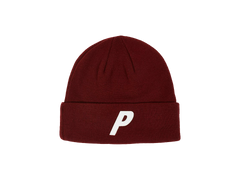 Palace P Beanie Burgundy