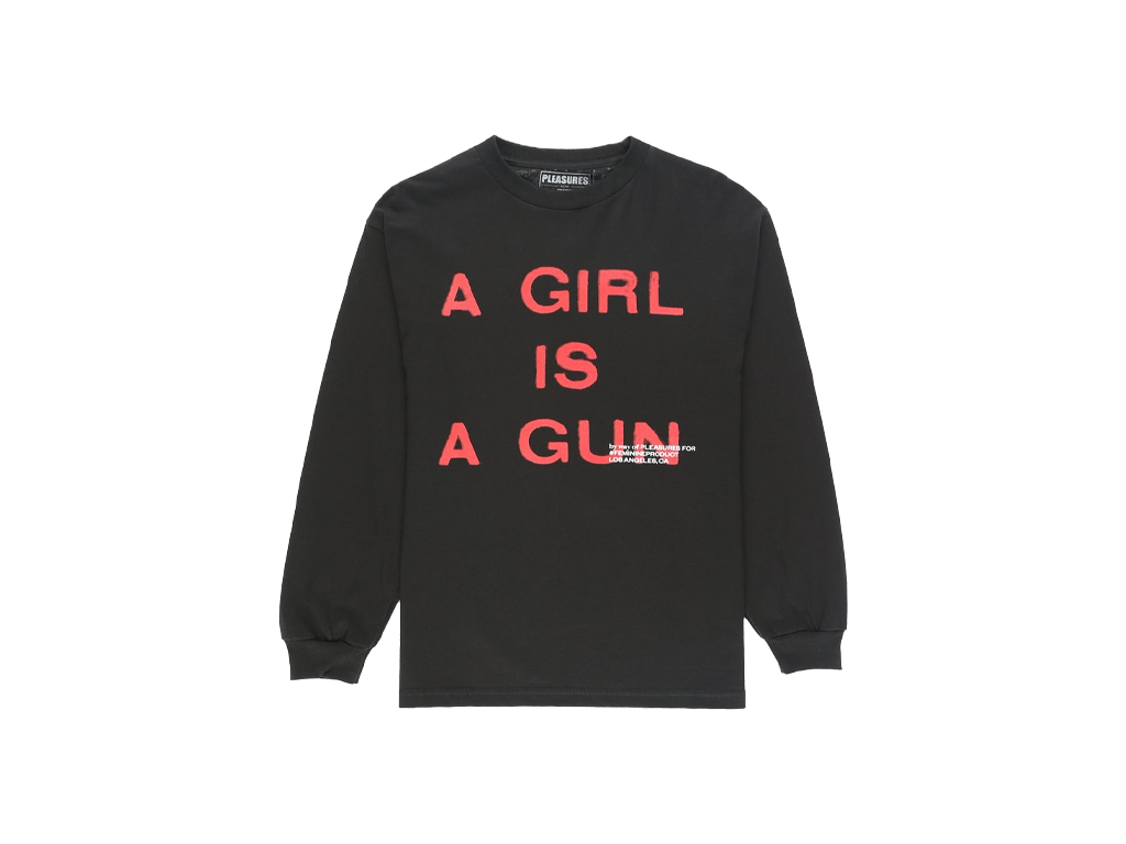 Pleasures Girl Is A Gun Tee Black