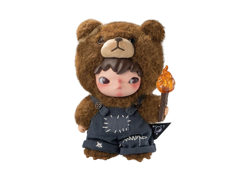 Pop Mart Hirono Living Wild-Fight for Joy Plush Doll-Hinoro-pikastore.cz
