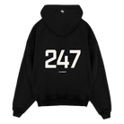 Represent 247 Oversized Hoodie Jet Black-Represent-pikastore.cz
