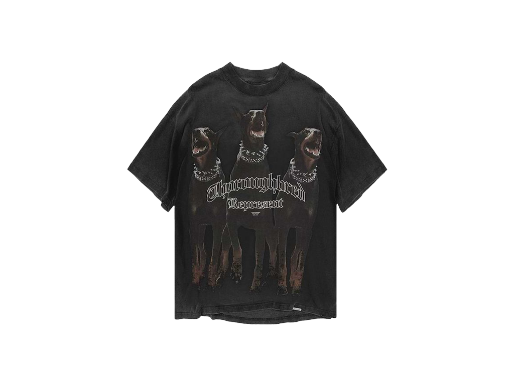 Represent Clo Thoroughbred T-Shirt Vintage Black-Represent-pikastore.cz