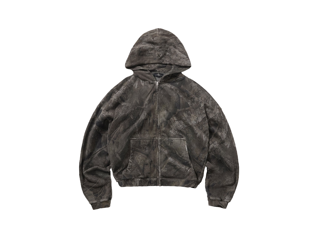 Represent Initial Overdye Realtree Boxy Zip Through Hoodie-Represent-pikastore.cz
