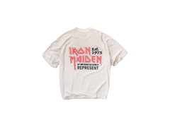 Represent Iron Maiden Anniversary T-shirt Washed Ecru