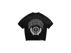 Represent Legacy Crest T-Shirt Stained Black