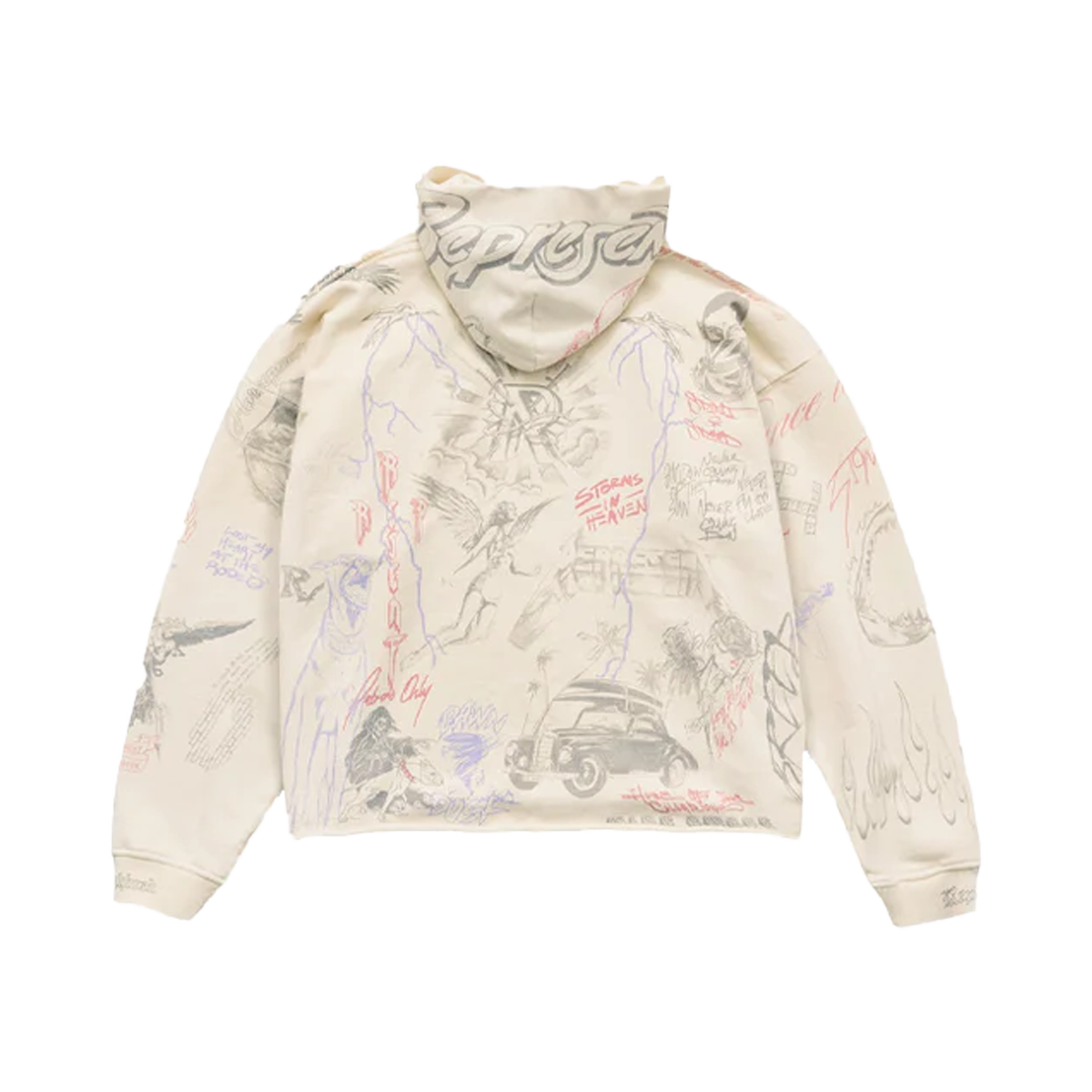 Represent Legacy Hoodie Buttercream-Represent-pikastore.cz
