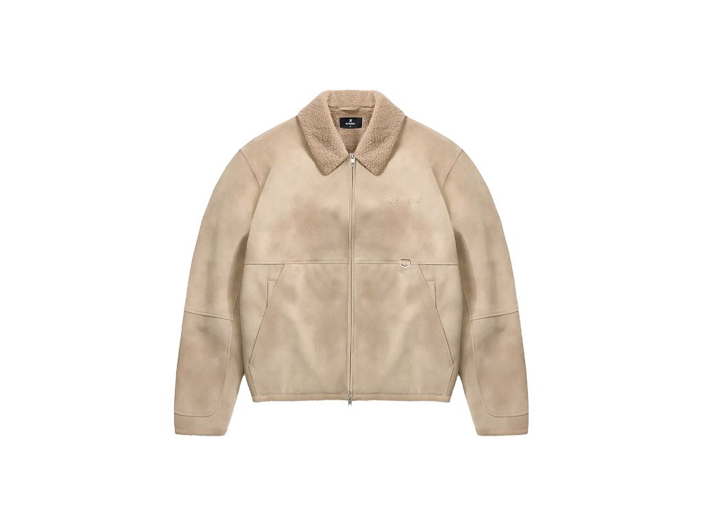 Represent MLM100132-25 Shearling Jacket Cafe