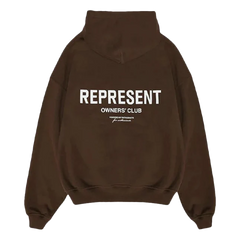 Represent Owners Club Hoodie Brown
