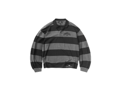 Represent Owners Club Rugby Stripe Top Weathered Black