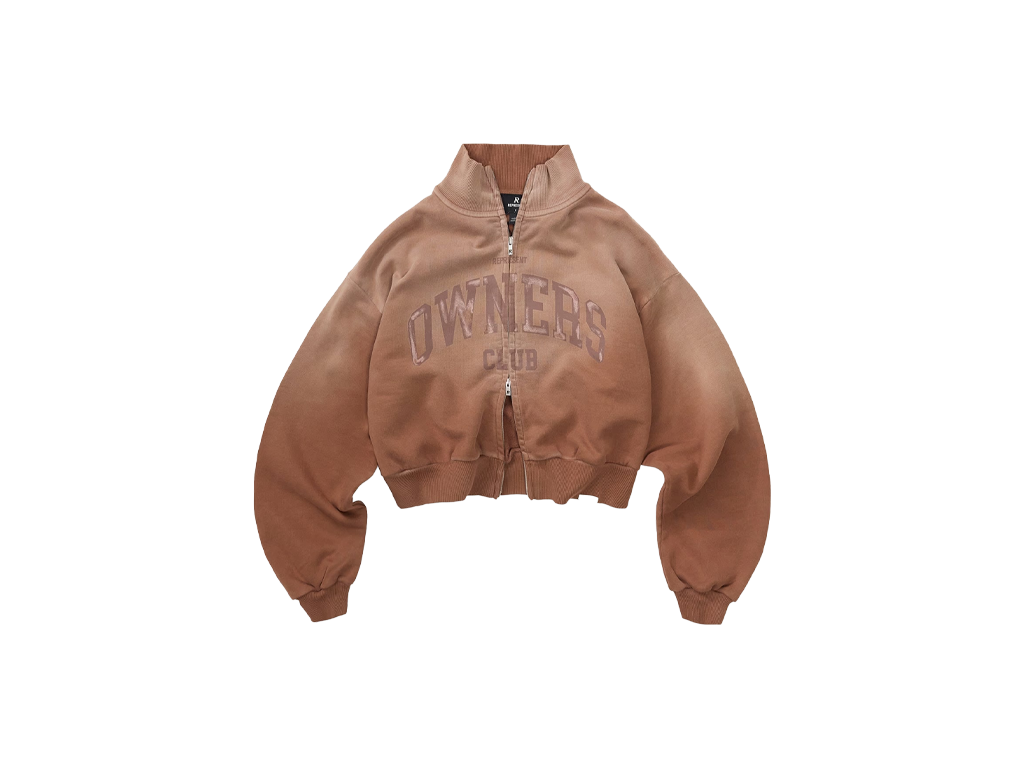 Represent Owners Club Zip Funnel Neck Sienna-Represent-pikastore.cz