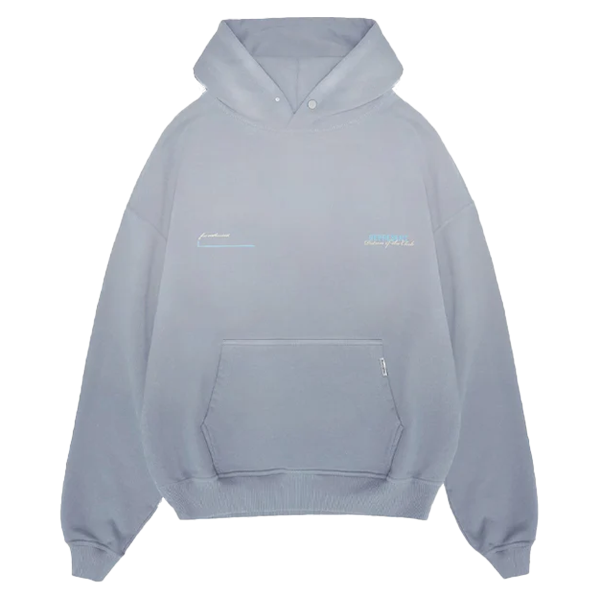 Represent Patron Of The Club Hoodie Washed Grey-Represent-pikastore.cz
