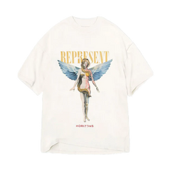 Represent Reborn T-Shirt Flat White