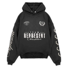 Represent World Championship Hoodie Stained Black-Represent-pikastore.cz