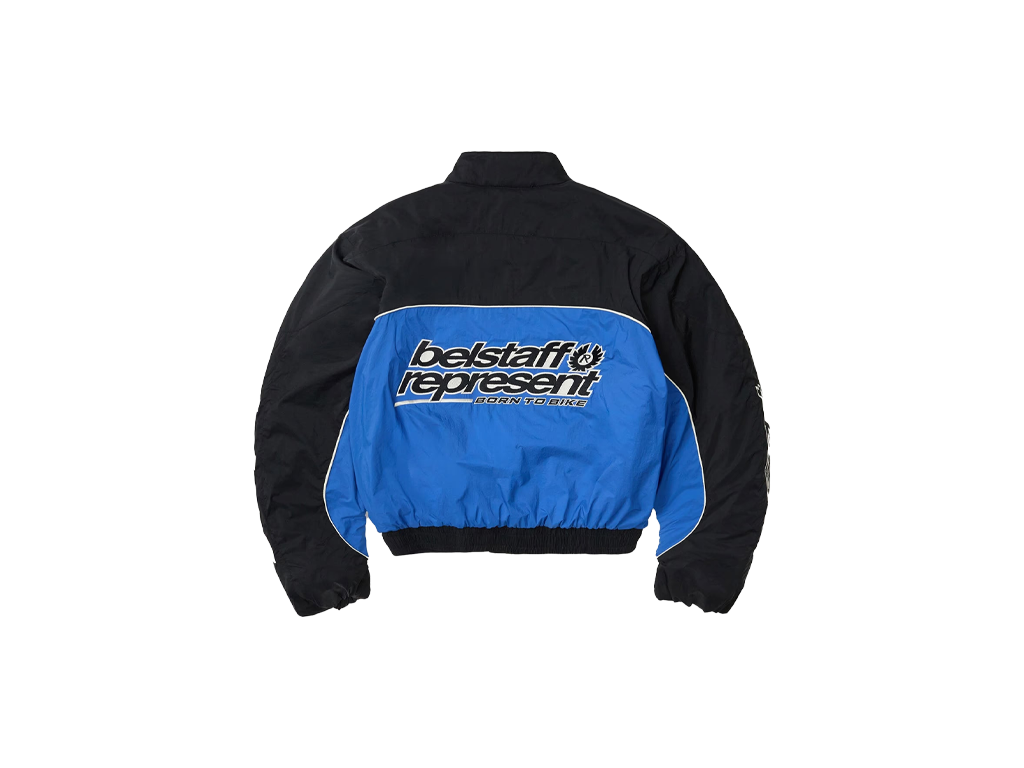 Represent X Belstaff Nylon Racing Jacket Jet Black-Represent-pikastore.cz