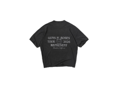 Represent X Guns N' Roses Lock Up T-Shirt Vintage Black