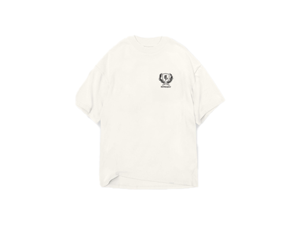 Represent Crest T-Shirt Flat White-Represent-pikastore.cz