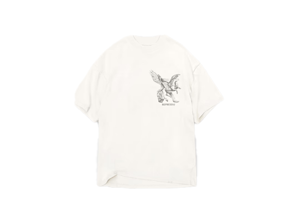 Represent Elegance In Motion T-Shirt Flat White-Represent-pikastore.cz