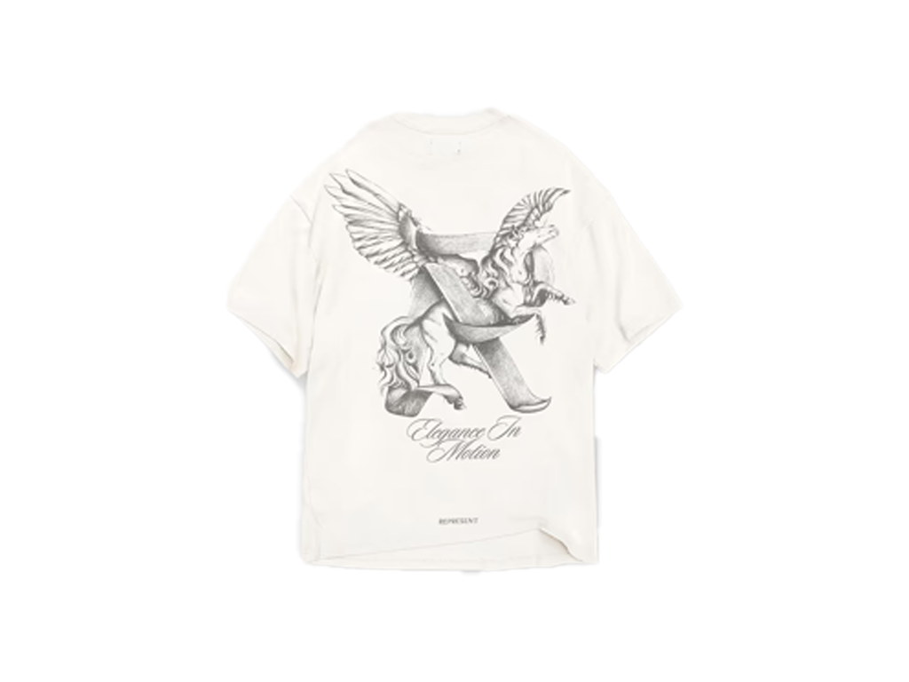 Represent Elegance In Motion T-Shirt Flat White-Represent-pikastore.cz